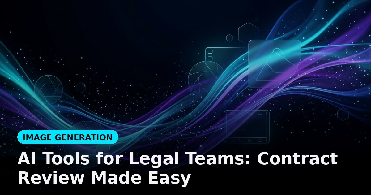 AI Tools for Legal Teams: Contract Review Made Easy
