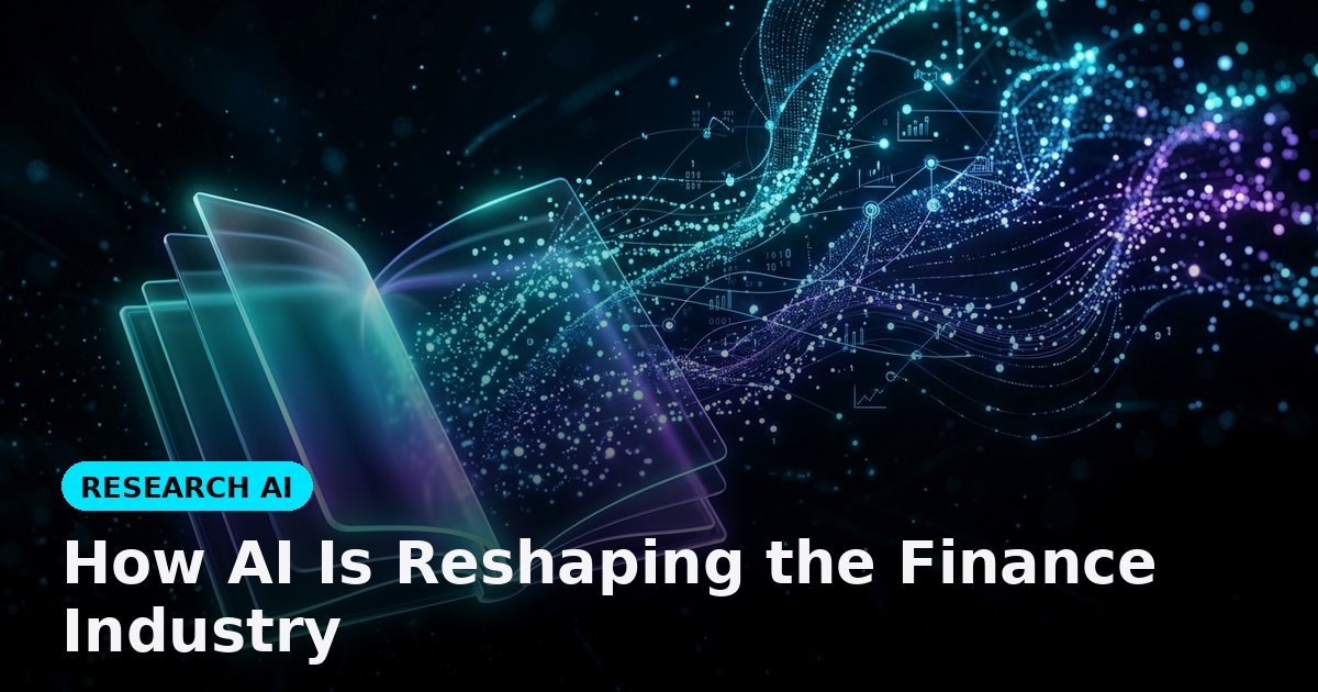 How AI Is Reshaping the Finance Industry