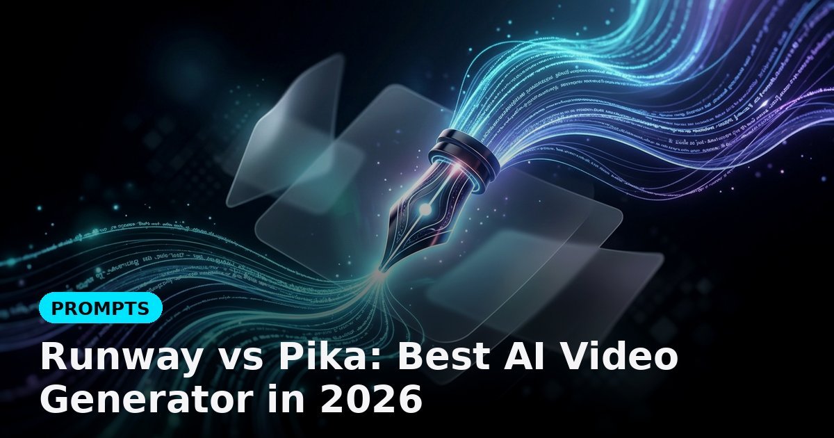 Runway vs Pika: Best AI Video Generator in 2026