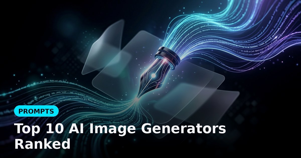 Top 10 AI Image Generators Ranked